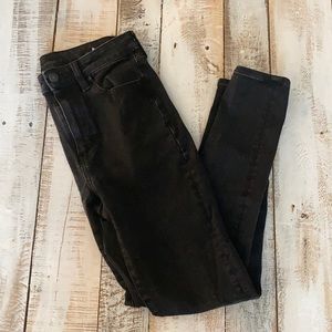 American Eagle High Waisted Black Skinny Jeans